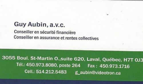 Guy Aubin, a.v.c